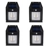 Farol Solar 4 Unidades/ Sensor Movimiento Luz Cálida Exterior Farol Solar 4 Unidades/ Sensor Movimiento Luz Cálida Exterior