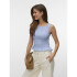 VMNORI SMOCK SL TOP WVN Brunnera Blue