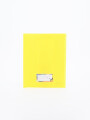 FORRO DE CUADERNO PVC AMARILLO