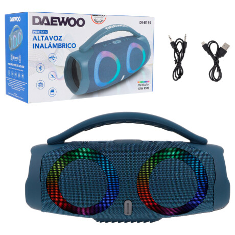 Parlante Daewoo portatil con bluetooth y luces Parlante Daewoo portatil con bluetooth y luces