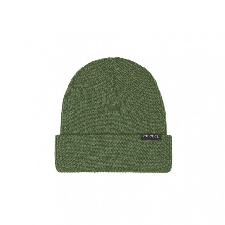 Gorro Emerica Logo Clamp Beanie - Black Green