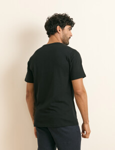 520658 T-SHIRT HARRINGTON LABEL Negro