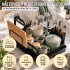 Escurridor Seca Platos Vajilla 2 Niveles Con Bandeja Drenaje Agua Cocina Imback Color Negro Escurridor Seca Platos Vajilla 2 Niveles Con Bandeja Drenaje Agua Cocina Imback Color Negro