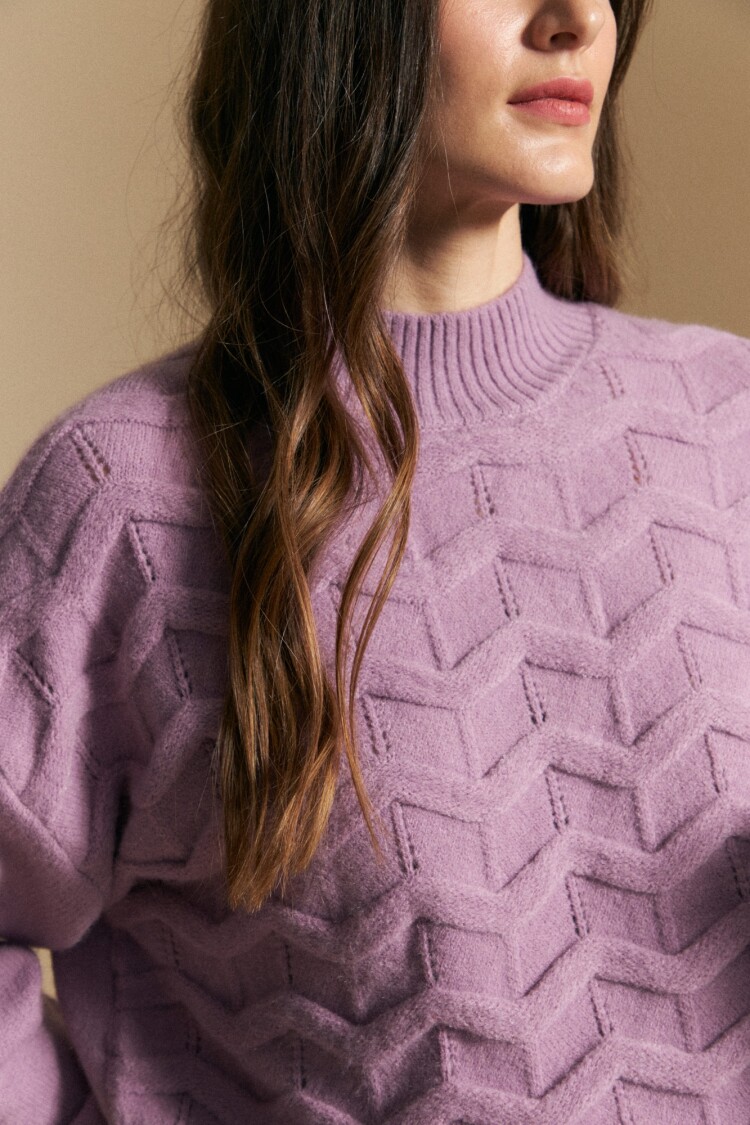 SWEATER MARE Lila Amatista