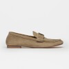 Mocasín Cannes en cuero gamuza Vison