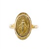 Anillo Virgen Milagrosa-Oro bajo-Sin Piedra-AN8193 sinpiedra