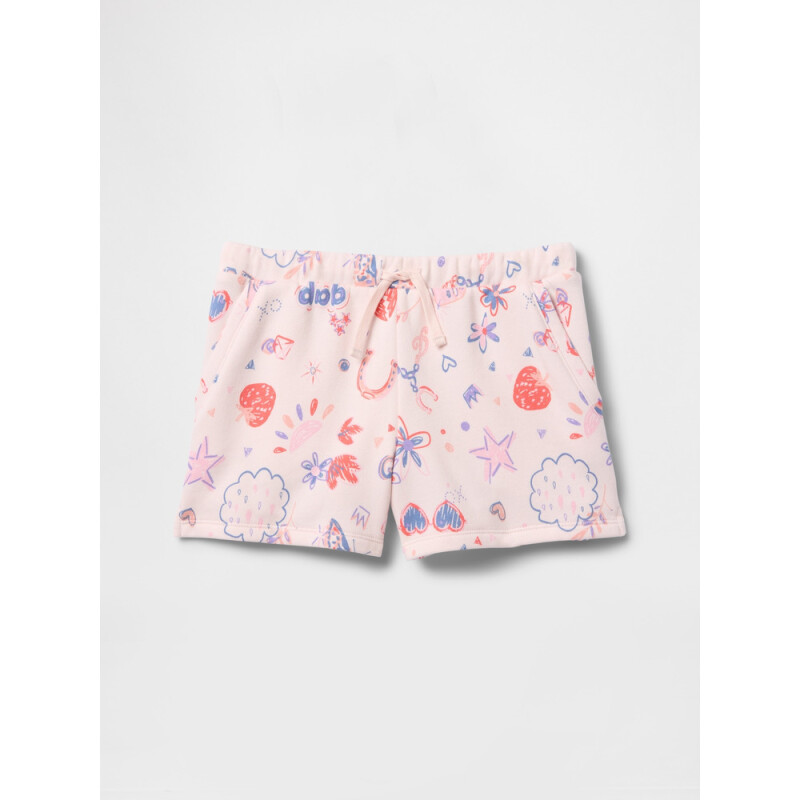 V-FRCH FT LOGO SHORT DOODLE PRINT