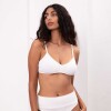Vedetina Gracia – Algodón suave con faja en cintura, calce delicado Crema