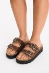 Sandalia Glow Marron