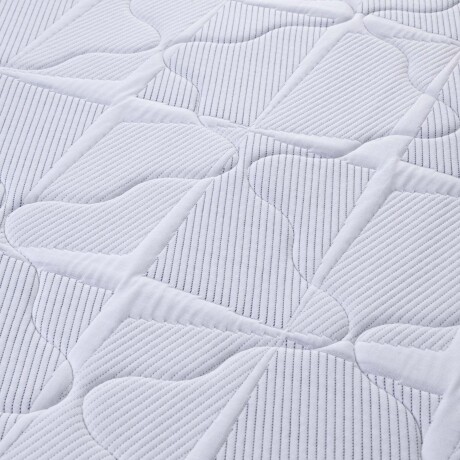 COLCHÓN 1 1/2 PLAZA ESPUMA BLANCO JAZMIN