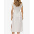 VMMYMILO SL CALF SHIRT DRESS WVN GA SNOW WHITE