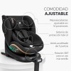 Butaca i-TWIST KIKKABOO ISOFIX 360 0-36kg C LEG SUPPORT - black Butaca i-TWIST KIKKABOO ISOFIX 360 0-36kg C LEG SUPPORT - black