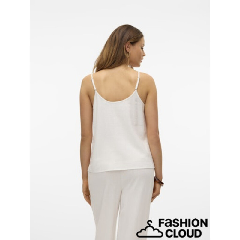 VMMYMILO SINGLET TOP WVN GA SNOW WHITE