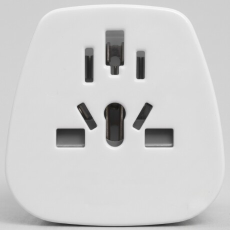 ADAPTADOR UNIVERSAL 2P+T 10A Adaptador Universal 2P+T 10A Blanco