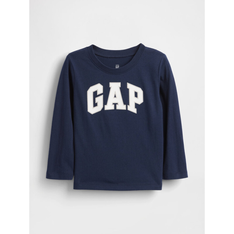 V-FRCH LS LOGO TEE TAPESTRY NAVY