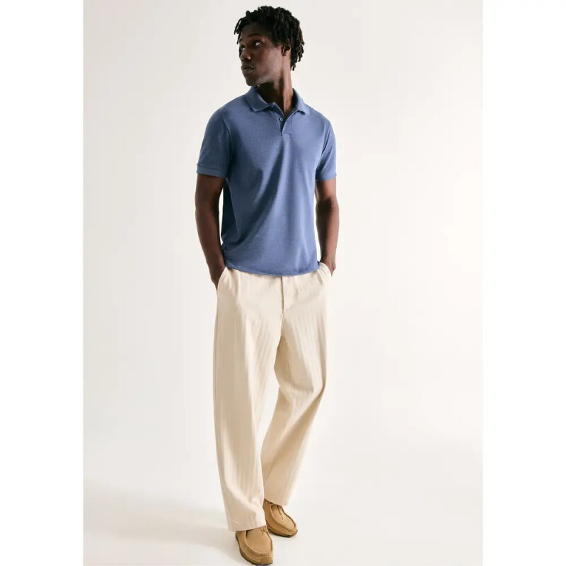 CAMISA POLO MM MASC AZUL MESCLA