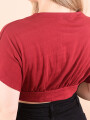 BLUSA GLORIA BORDEAUX