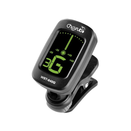 AFINADOR DIGITAL CHERUB WST640G CROMÁTICO DE CLIP AUTO-ON AFINADOR DIGITAL CHERUB WST640G CROMÁTICO DE CLIP AUTO-ON