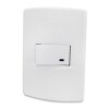 PLAQUETA INTERRUPTOR UNIPOLAR BLANCO SICA Plaqueta Interruptor Unipolar Blanco Sica
