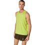 Bividi Running Silver Singlet Hombre Neon Lime