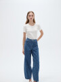 Pantalon Sisal Azul Medio