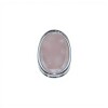 Anillo Oval-Plata 925-Piedra Cuarzo rosa-AN3938 conpiedra