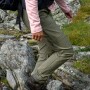 Pantalón Fjallraven Abisko Hybrid Trail Trs W Mujer Suede Brown