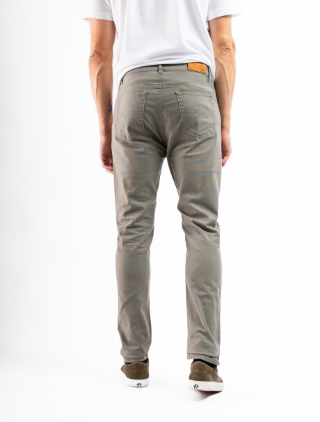 Pantalón Canvas Algodón Clásico Kaki