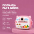 Cámara Gatito Infantil Instantánea 48MP Con Juegos Y Música Color Rosa