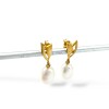 Caravanas Perlas Elegantes - Oro bajo - Perla de río- CA8217 conperla