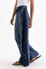 JEANS ROSES BOW Azul