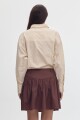 Falda Queen Cotton Brown