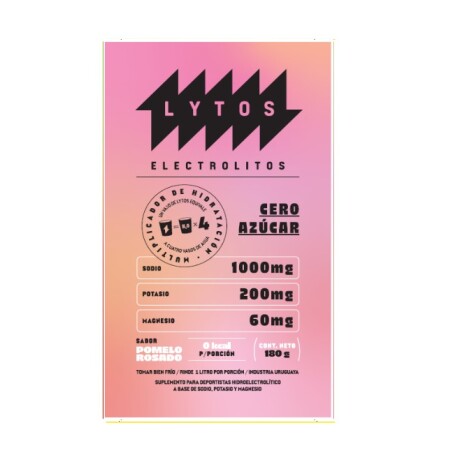 Electrolitos 180gs LYTOS Pomelo