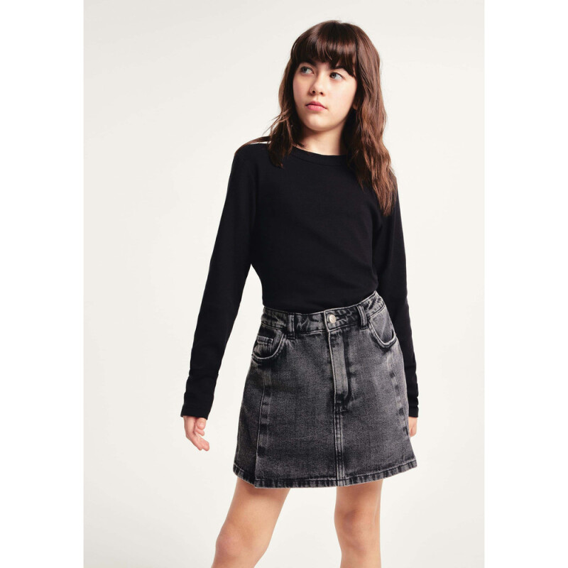 BLUSA ML FEM PRETO ESCURO