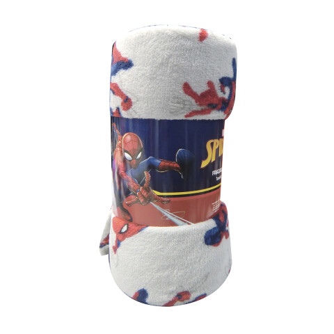 Frazada Coral Infantil 1 Plaza 150 x 200 cm Spiderman