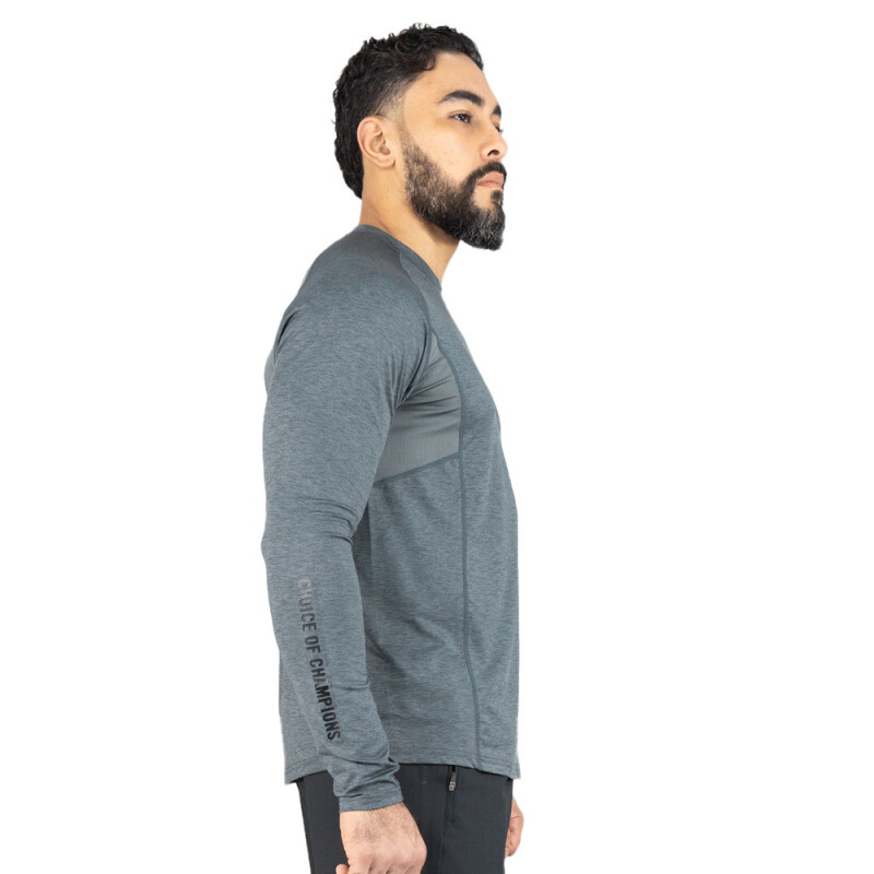 L/S MEN POLY/SPX EVERLAST RAFT II CH M6 CHARCOAL