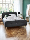 Estructura cama KONGSBERG 2 Plazas 140x200 gris Estructura cama KONGSBERG 2 Plazas 140x200 gris