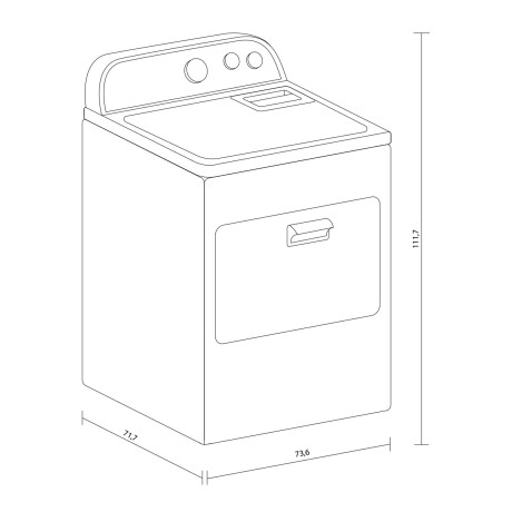 SECARROPAS WHIRLPOOL 15-KG BLANCO 3DWGD4815FW