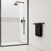 Toallero acero inox negro mate Aqualia Toallero Acero Inox Negro Mate Aqualia