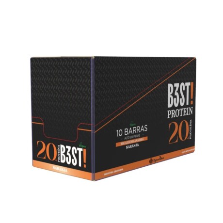 Barra B3st Protein Caja X10 NB Naranja