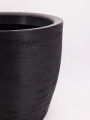 MACETERO REDONDO PRETO NEGRO