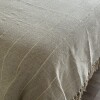 Manta para sillón y cama algodón Rayas Greige 230cm