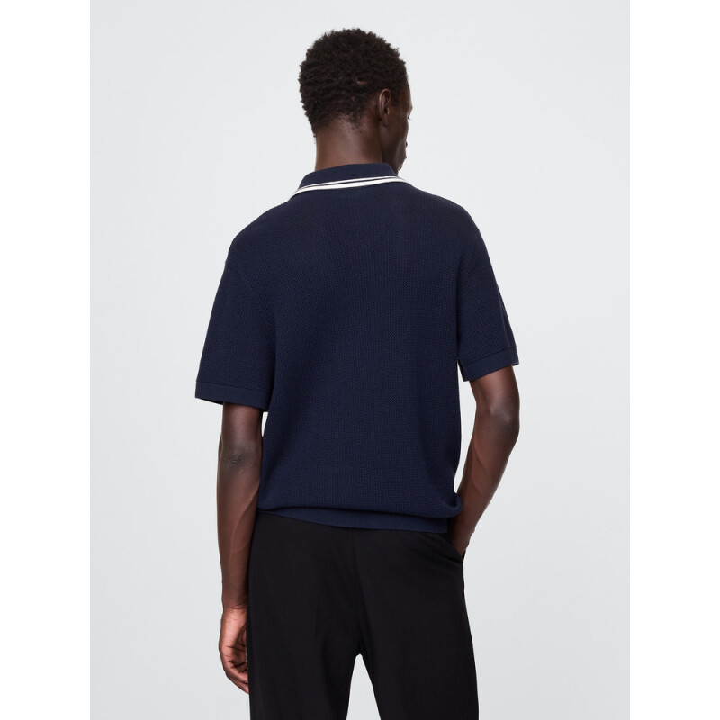 JOHNNY COLLAR POLO NAVY UNIFORM