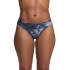 UA PURE STRETCH NO SHOW THONG-PRINT 3PK-BLU GRY-044