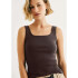 BLUSA SM FEM MARROM ESCURO