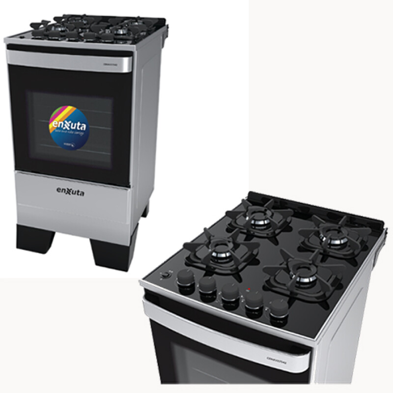 COCINA ENXUTA CENXV 27542T -Titanium Mesada Vidrio 4H N/A