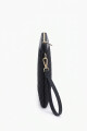 Clutch rafia negro