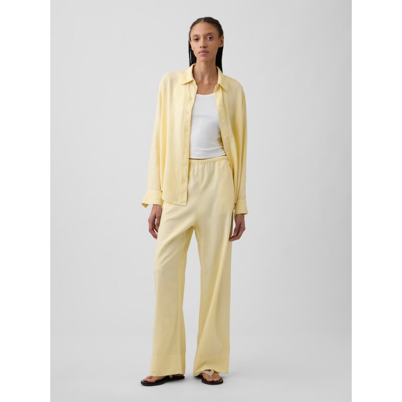 V-LINEN EASY SHIRT MAIZE