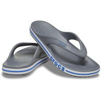 Ojotas Crocs Bayaband Flip Gris