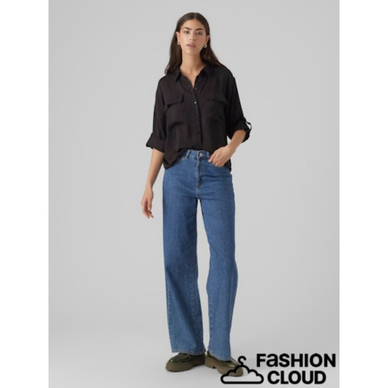 VMFABIANA 3/4 SHIRT VMA NOOS BLACK